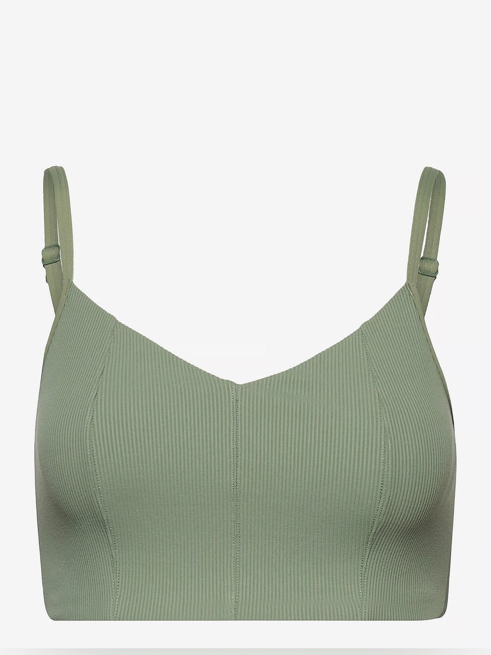 Offline by Aerie Women’s Ribbed V-Neck bra Sage Green